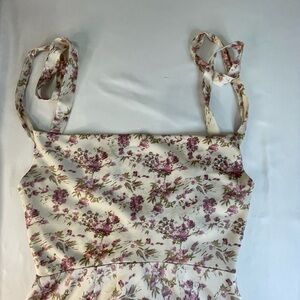 Floral High Low Dress